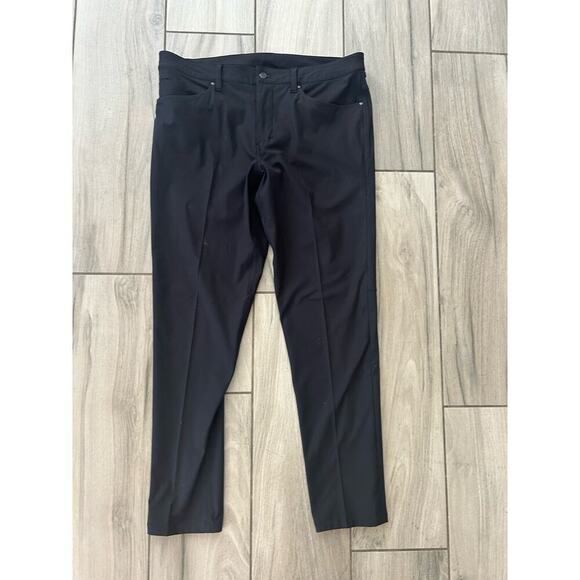 Lululemon Men’s ABC Pant Classic 34" Warpstreme LM5968S BLACK Size 34 - Picture 1 of 4